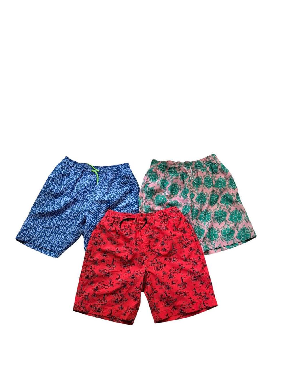 J.Crew Crewcuts Boys Swim Bundle Size 12 Swim Trunks Beach Pool Summer Lot
